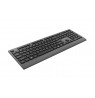 Gembird KB-MCH-06-CYRL Slim wired multimedia keyboard with Type-C adapter, Cyrillic layout, black