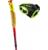 LEKI TRL Ultratrail FX One trekking poles, 125 cm, red
