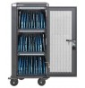 Manhattan iPad to 13", MacBook Air to 13" & Chromebook 14" 30-bay Charging Trolley/Cart via USB-C (30W), Also other