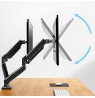 HQ LCD TV mount 17"-32" for desk with double joint