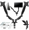 HQ LCD TV mount 17"-32" for desk with double joint