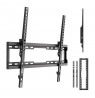 Maclean TV Mount / Bracket, max VESA 600x400, 37-86", up to 45 kg, black, tilt adjustment 0°–8°, MC-188