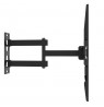 Maclean TV Mount / Bracket, max VESA 400x400, 32-55", up to 30 kg, black, tilt adjustment +2°–-10° and swivel adjustment