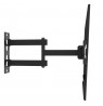 Maclean TV Mount / Bracket, max VESA 400x400, 32-55", up to 30 kg, black, tilt adjustment +2°–-10° and swivel adjustment