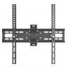 Maclean TV Mount / Bracket, max VESA 400x400, 32-55", up to 30 kg, black, tilt adjustment +2°–-10° and swivel adjustment