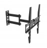 Maclean TV Mount / Bracket, max VESA 400x400, 32-55", up to 30 kg, black, tilt adjustment +2°–-10° and swivel adjustment