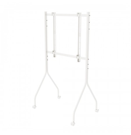 Maclean TV Stand / Cart, on wheels, 37–80", max. load 50 kg, max. VESA 600x400, white, MC-180 W