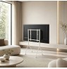 Maclean TV Stand / Cart, on wheels, 37–80", max. load 50 kg, max. VESA 600x400, white, MC-180 W