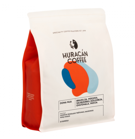Kavos pupelės Huracan Coffee DONA NUA, 1 kg