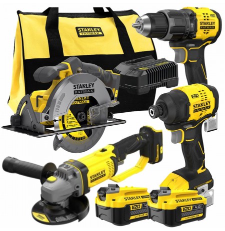 Tool set 18V, 4 pcs SFMCK459M2S STANLEY