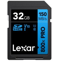 Lexar | Memory Card | Professional 800x PRO | 32 GB | SDXC | Flash memory class UHS-I