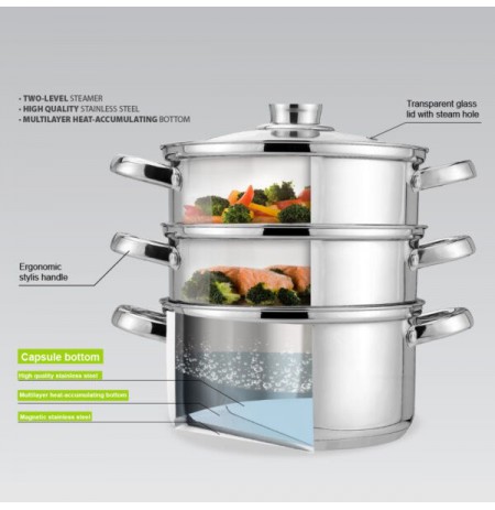 Cooking pot 24cm 5.0L MR-2900-24 MAESTRO