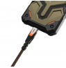 USB-C - USB-C Cable 75cm (black/orange)