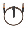 USB-C - USB-C Cable 75cm (black/orange)