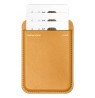 Leather wallet compatible with MagSafe