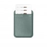 Leather wallet compatible with MagSafe
