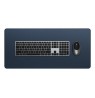 Satechi Desk Mat - vegan leather desk pad (blue)