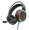GENESIS NEON 613 G2 RGB OVER-EAR HEADPHONES WITH MICROPHONE BACKLIGHT BLACK
