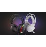 GENESIS NEON 613 G2 RGB OVER-EAR HEADPHONES WITH MICROPHONE BACKLIGHT BLACK