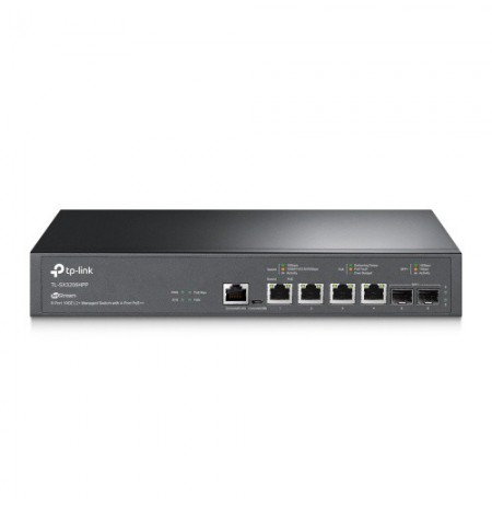 TP-Link TL-SX3206HPP 6-Port 10GE L2+ Managed Šakotuvas su 4-Port PoE++