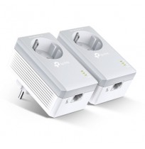 TP-Link TL-PA4010P KIT AV600 Passthrough Powerline 600 Starter Kit Adapterių rinkinys