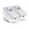 TP-Link TL-PA4010P KIT AV600 Passthrough Powerline 600 Starter Kit Adapterių rinkinys