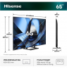 Hisense ULED MiniLED TV | 65U7SE | 65" | Smart TV | VIDAA OS | UHD | Black