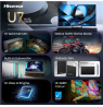 Hisense ULED MiniLED TV | 65U7SE | 65" | Smart TV | VIDAA OS | UHD | Black