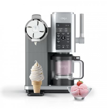 Ninja CREAMi Soft serve ice cream maker 0.47 L 800 W Grey, Silver