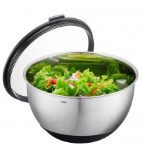 GEFU MUOVO Round Bowl 4.5 L Black, Stainless steel 1 pc(s)