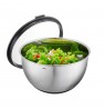 GEFU MUOVO Round Bowl 4.5 L Black, Stainless steel 1 pc(s)