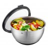 GEFU MUOVO Round Bowl 2.5 L Black, Stainless steel 1 pc(s)