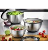GEFU MUOVO Round Bowl 2.5 L Black, Stainless steel 1 pc(s)