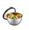 GEFU MUOVO Round Bowl 2.5 L Black, Stainless steel 1 pc(s)