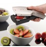 GEFU Tari slicer Manual Black, White Plastic, Stainless steel