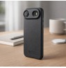 Mujjo MUJJO-CL-065-BS mobile phone case 16.5 cm (6.5") Cover Basalt