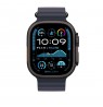 Apple 49mm Navy Ocean Band Extension - Black Titanium Finish