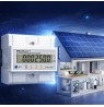Qoltec 50980 Three-phase electronic meter with reset | DIN rail energy consumption meter | 400V | 100A | LCD | LED | 4P