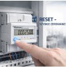 Qoltec 50980 Three-phase electronic meter with reset | DIN rail energy consumption meter | 400V | 100A | LCD | LED | 4P