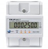 Qoltec 50980 Three-phase electronic meter with reset | DIN rail energy consumption meter | 400V | 100A | LCD | LED | 4P