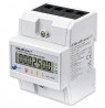 Qoltec 50980 Three-phase electronic meter with reset | DIN rail energy consumption meter | 400V | 100A | LCD | LED | 4P