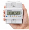 Qoltec 50980 Three-phase electronic meter with reset | DIN rail energy consumption meter | 400V | 100A | LCD | LED | 4P