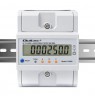 Qoltec 50980 Three-phase electronic meter with reset | DIN rail energy consumption meter | 400V | 100A | LCD | LED | 4P