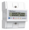 Qoltec 50980 Three-phase electronic meter with reset | DIN rail energy consumption meter | 400V | 100A | LCD | LED | 4P