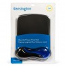 Kensington Duo Gel Mouse Pad with Integrated Wrist Support - Blue/Smoke