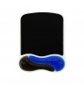 Kensington Duo Gel Mouse Pad with Integrated Wrist Support - Blue/Smoke