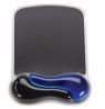 Kensington Duo Gel Mouse Pad with Integrated Wrist Support - Blue/Smoke