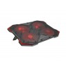 GENESIS Oxid 260 laptop cooling pad 43.9 cm (17.3") 1010 RPM Black, Red