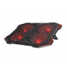 GENESIS Oxid 260 laptop cooling pad 43.9 cm (17.3") 1010 RPM Black, Red