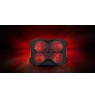 GENESIS Oxid 260 laptop cooling pad 43.9 cm (17.3") 1010 RPM Black, Red